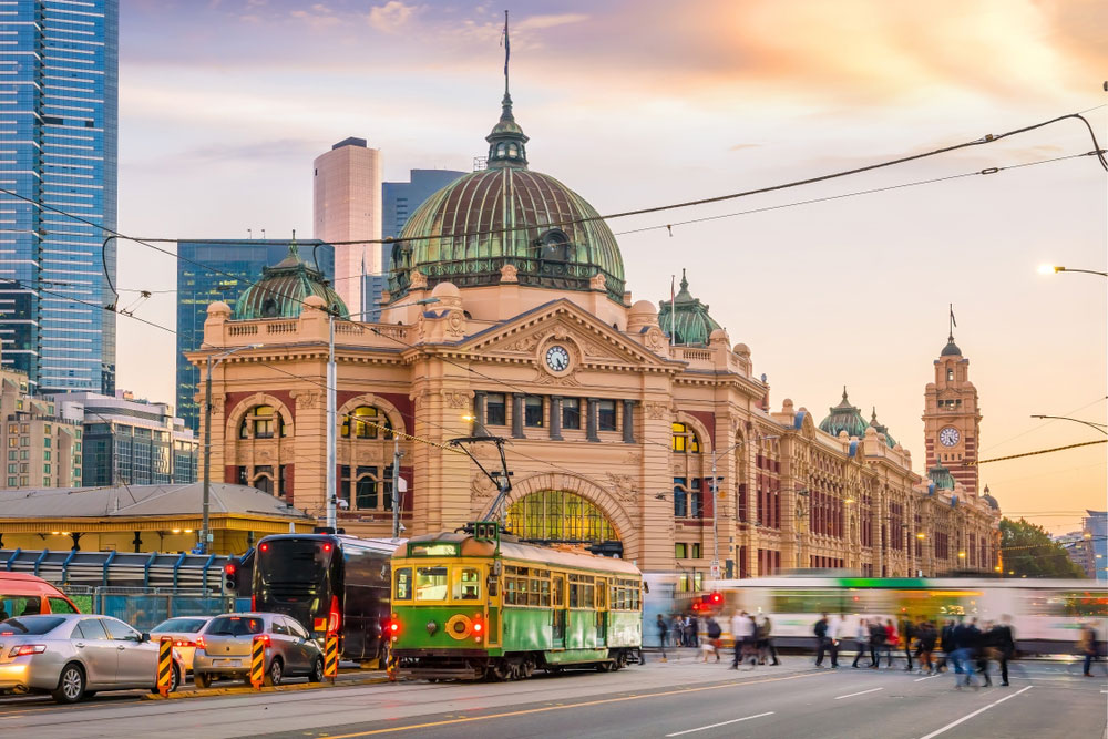 Flinders Street Train Station