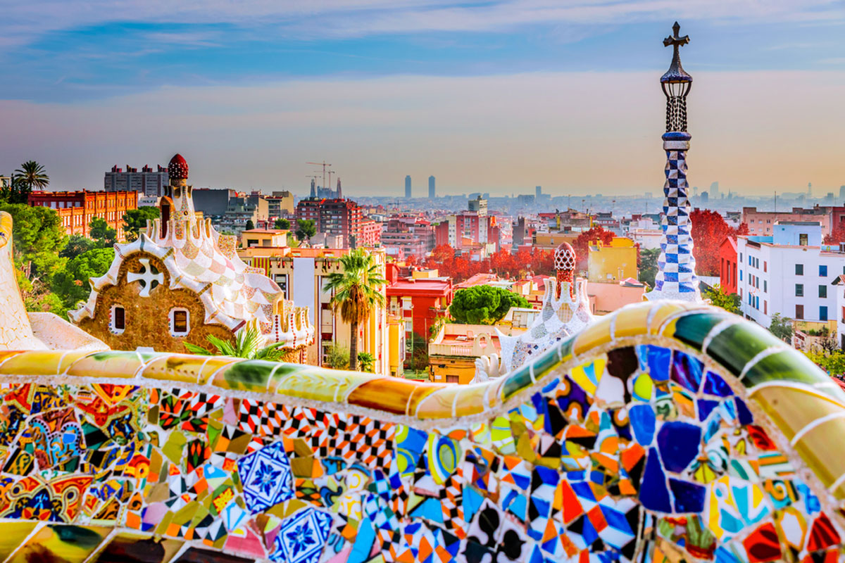 Park guell in Barcelona