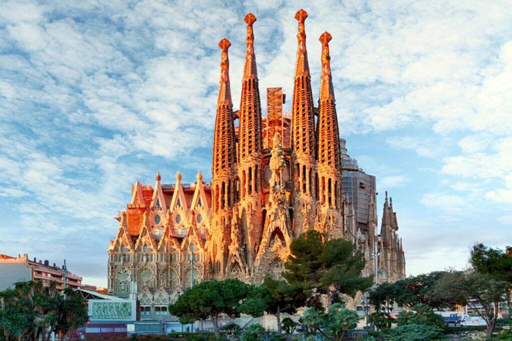 Sagrada Familia basilica in Barcelona