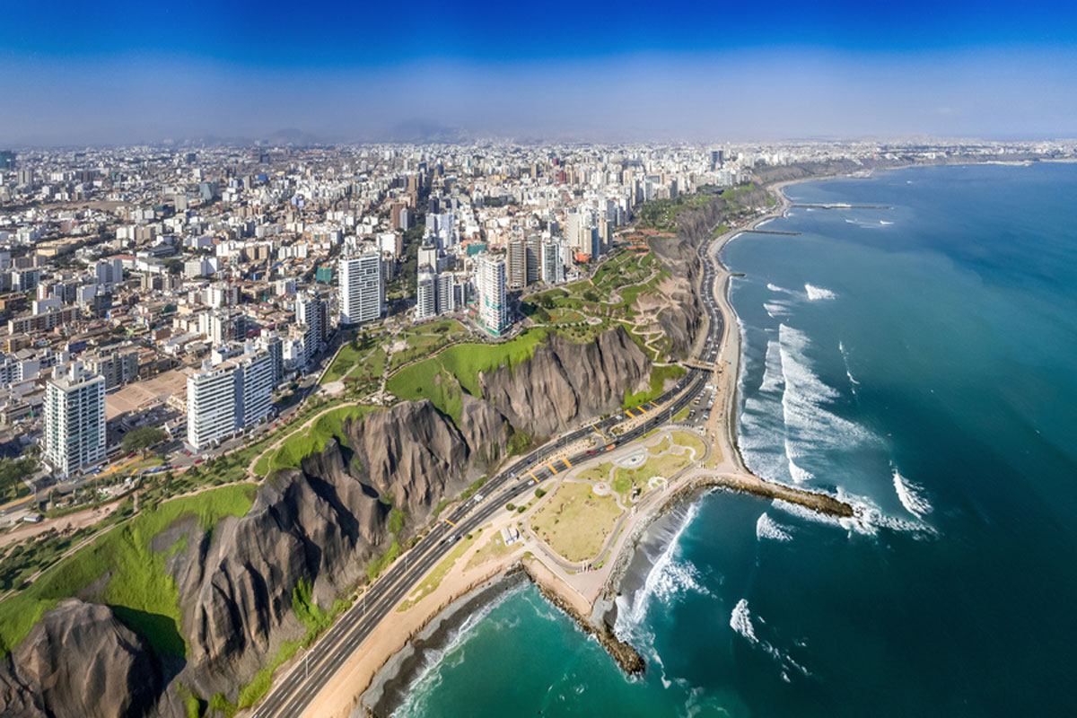 Aerial view of Miraflores