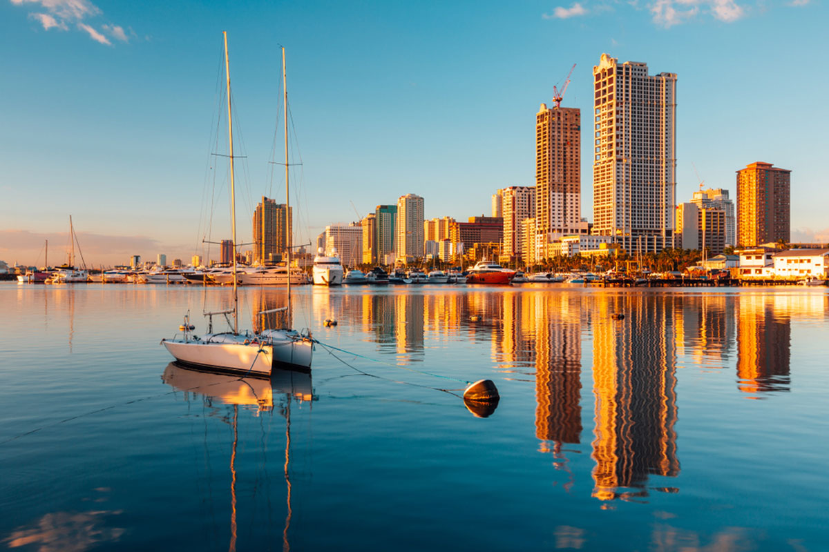 Manila Skyline and Manila Bay