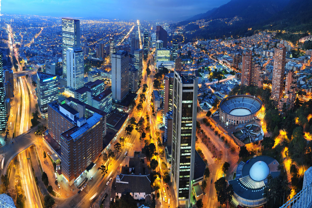 Panoramic view of Bogota