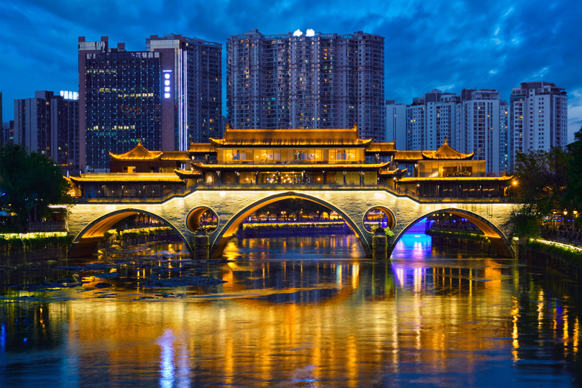 Anshun bridge, Chengdu