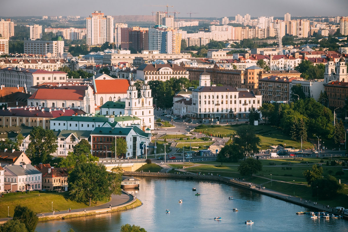 Cityscape of Minsk