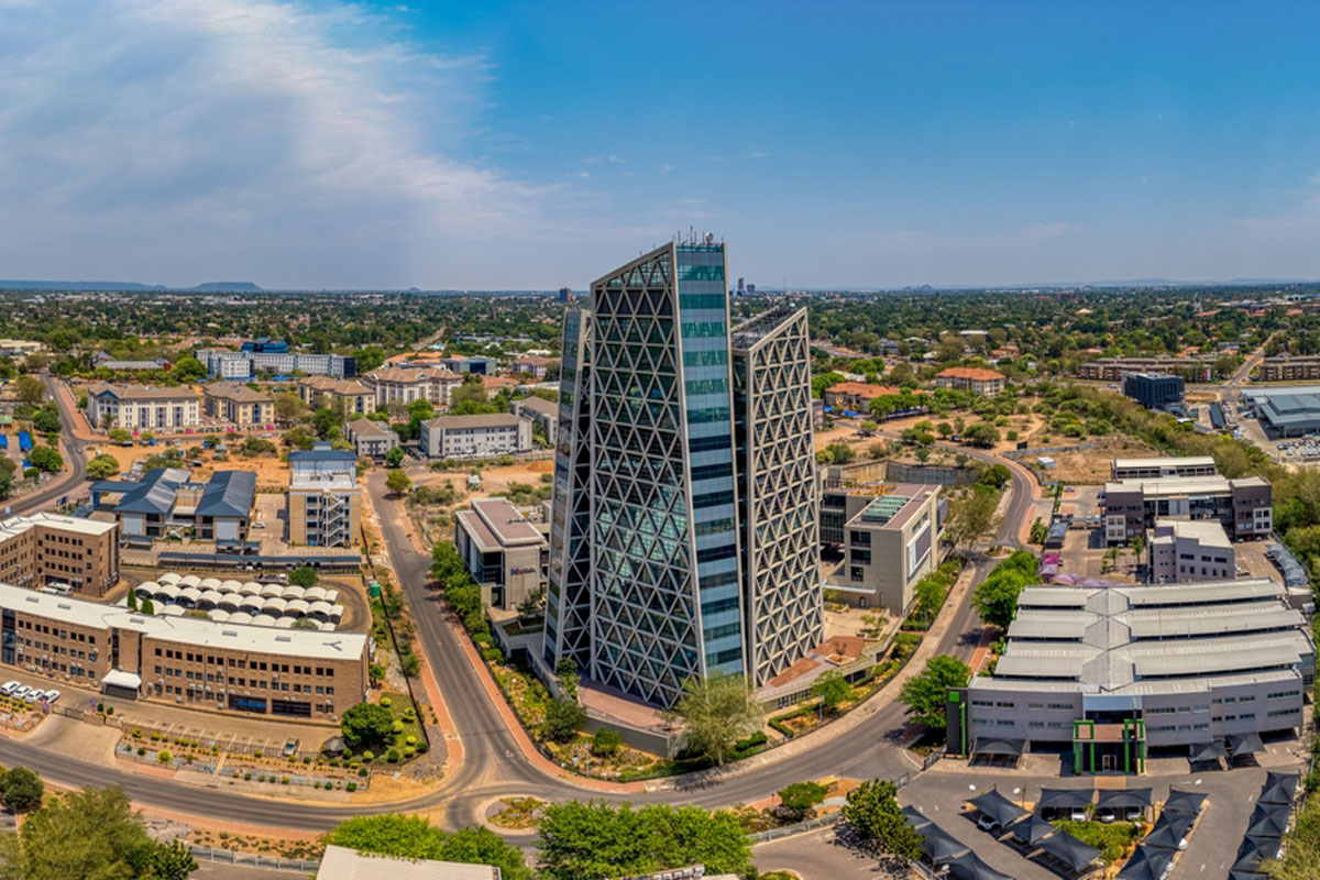 Gaborone Downtown Financial District