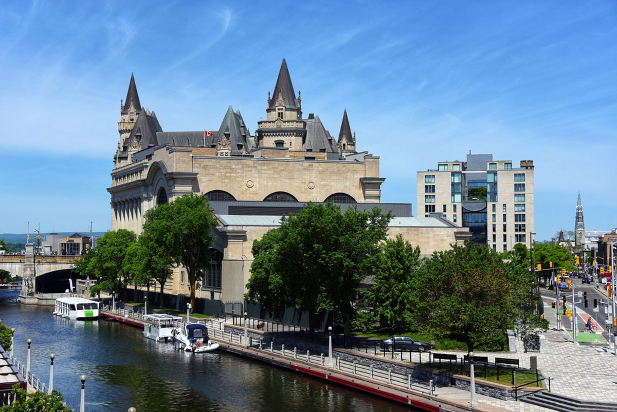 The Rideau Canal in Ottawa